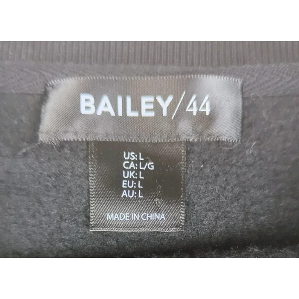 Bailey 44 Pullover‎ Sweater With Cut Out Flower Sleeves Unique Eyelet Large